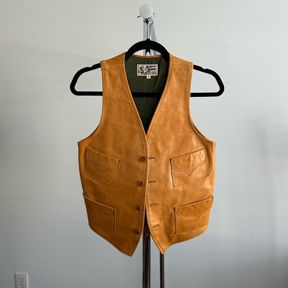 imogene + willie women’s Leather Vest size 1